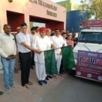 सांसद ने बाल विवाह मुक्ति अभियान रथ को हरी झण्डी दिखाकर किया रवाना
