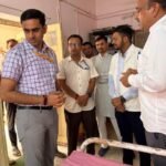 नीति आयोग द्वारा नियुक्त केन्द्रीय प्रभारी अधिकारी अरविन्द रावत ने सीएचसी भाद्राजून का निरीक्षण कर देखी व्यवस्थाएँ