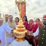आलासन में गाजे-बाजे के साथ बिराजे ठाकुरजी,फले चुंदड़ी कार्यक्रम में उमड़े हजारों की संख्या में श्रद्धालु