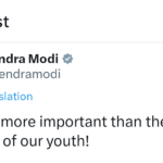 प्रधानमंत्री ने युवाओं के भविष्य की सुरक्षा के लिए पेपर लीक मामलों में फास्ट-ट्रैक अदालतों के गठन की घोषणा की