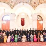 OFFICER TRAINEES OF INDIAN FOREIGN SERVICE CALL ON THE PRESIDENT